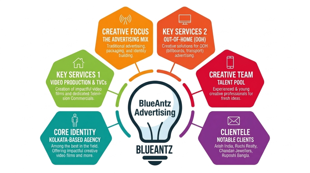 BlueAntz Advertising Infographic Overviews