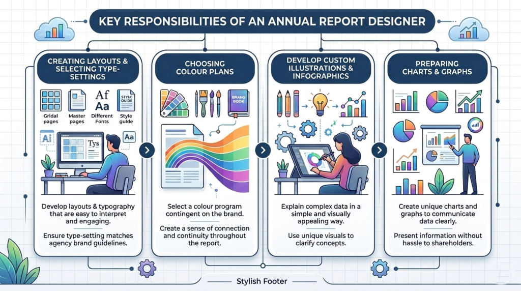 Annual Report Designer Responsibilities