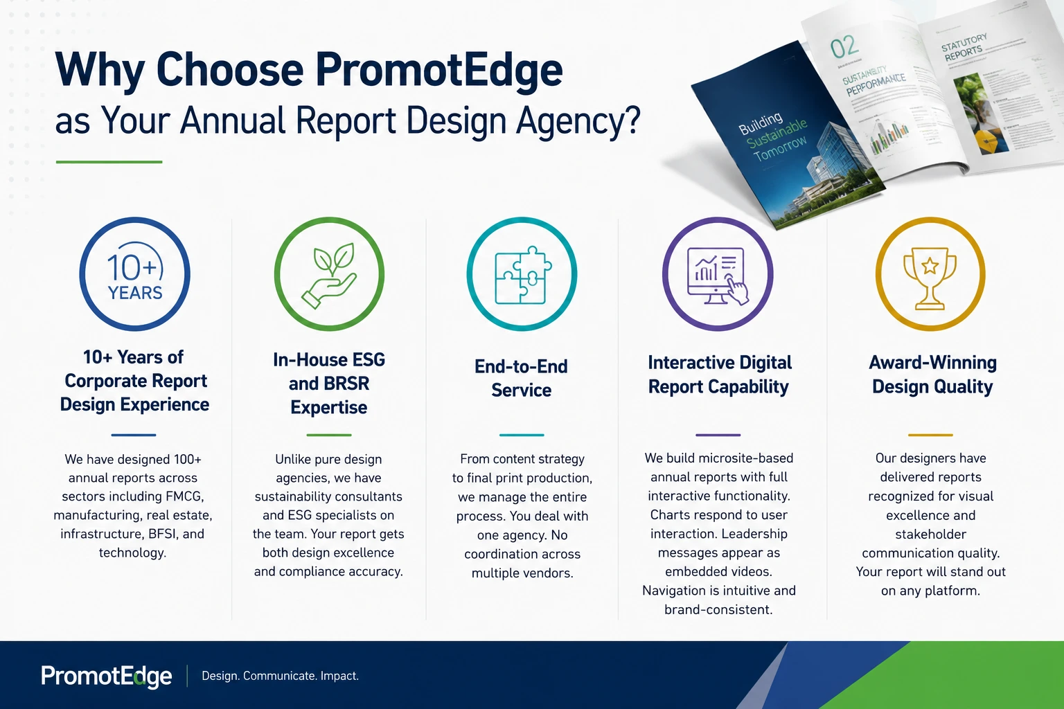 PromotEdge Annual Report Design Info