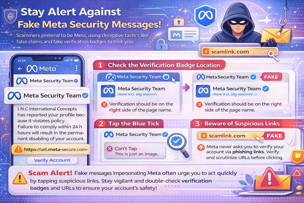 Fake Meta Security Message Scams