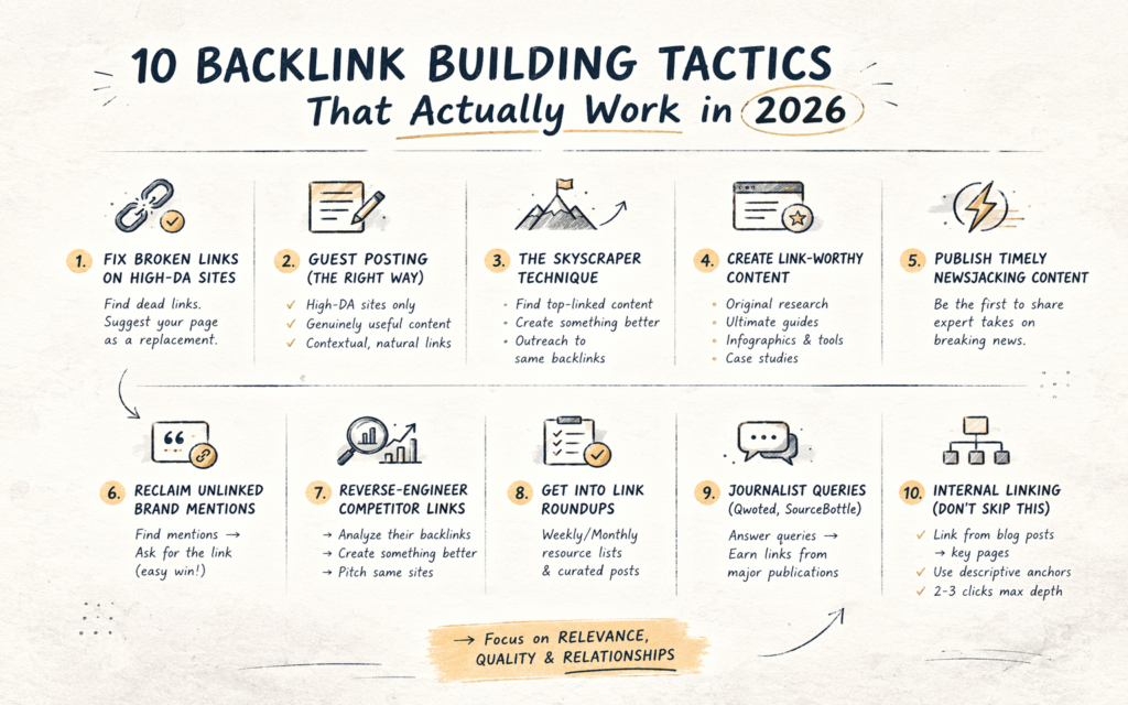 10 Backlink Building Tactics
