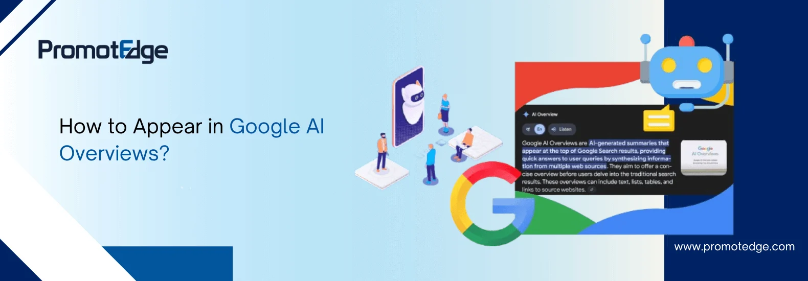 How to appear in Google AI overview