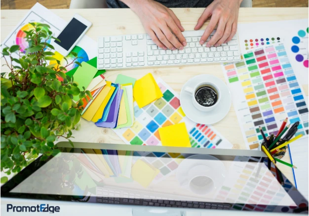 Creative Team researching on colour pallet fit
