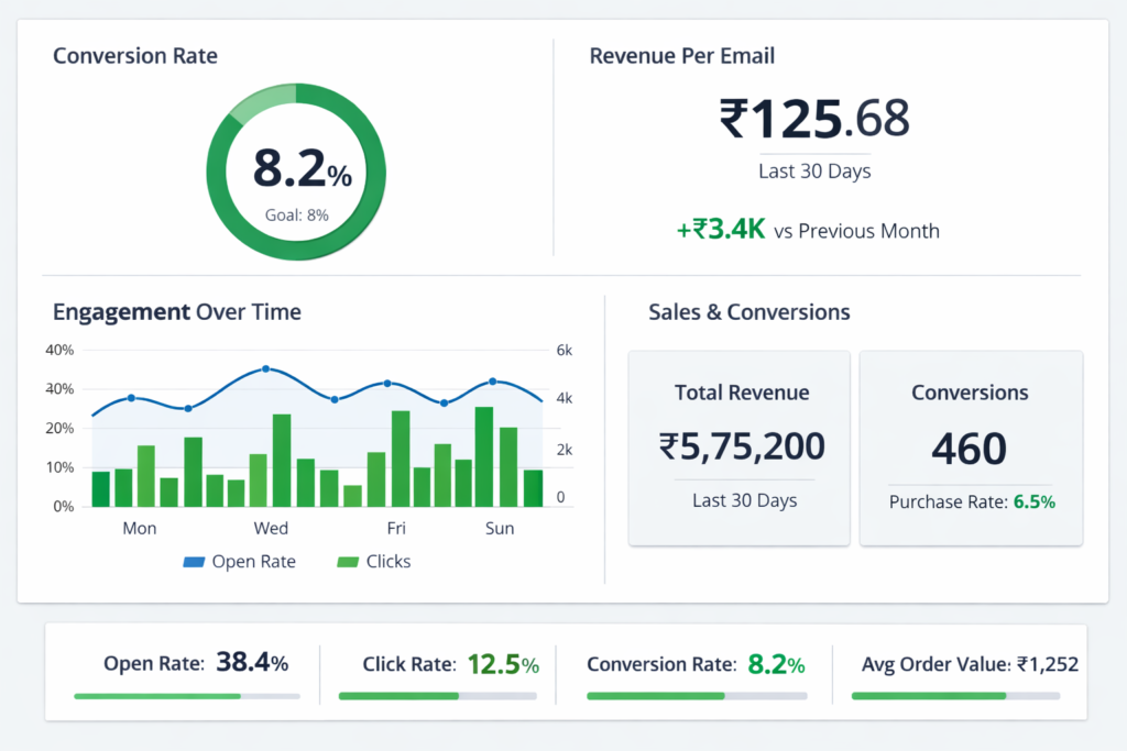 Financial Dashboard With Charts Overview
