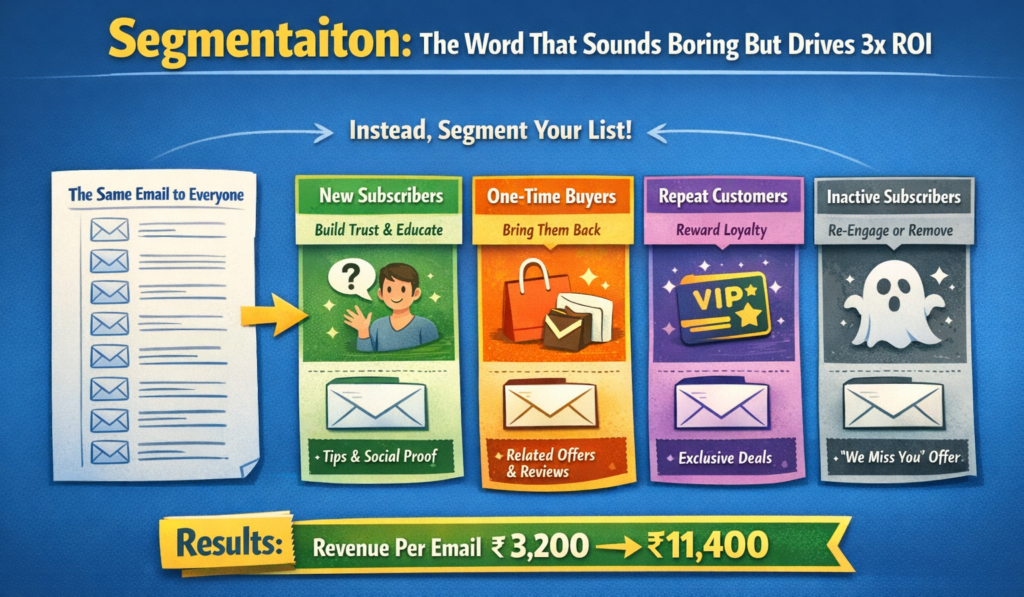 Email Segmentation Boosts ROI And Revenue