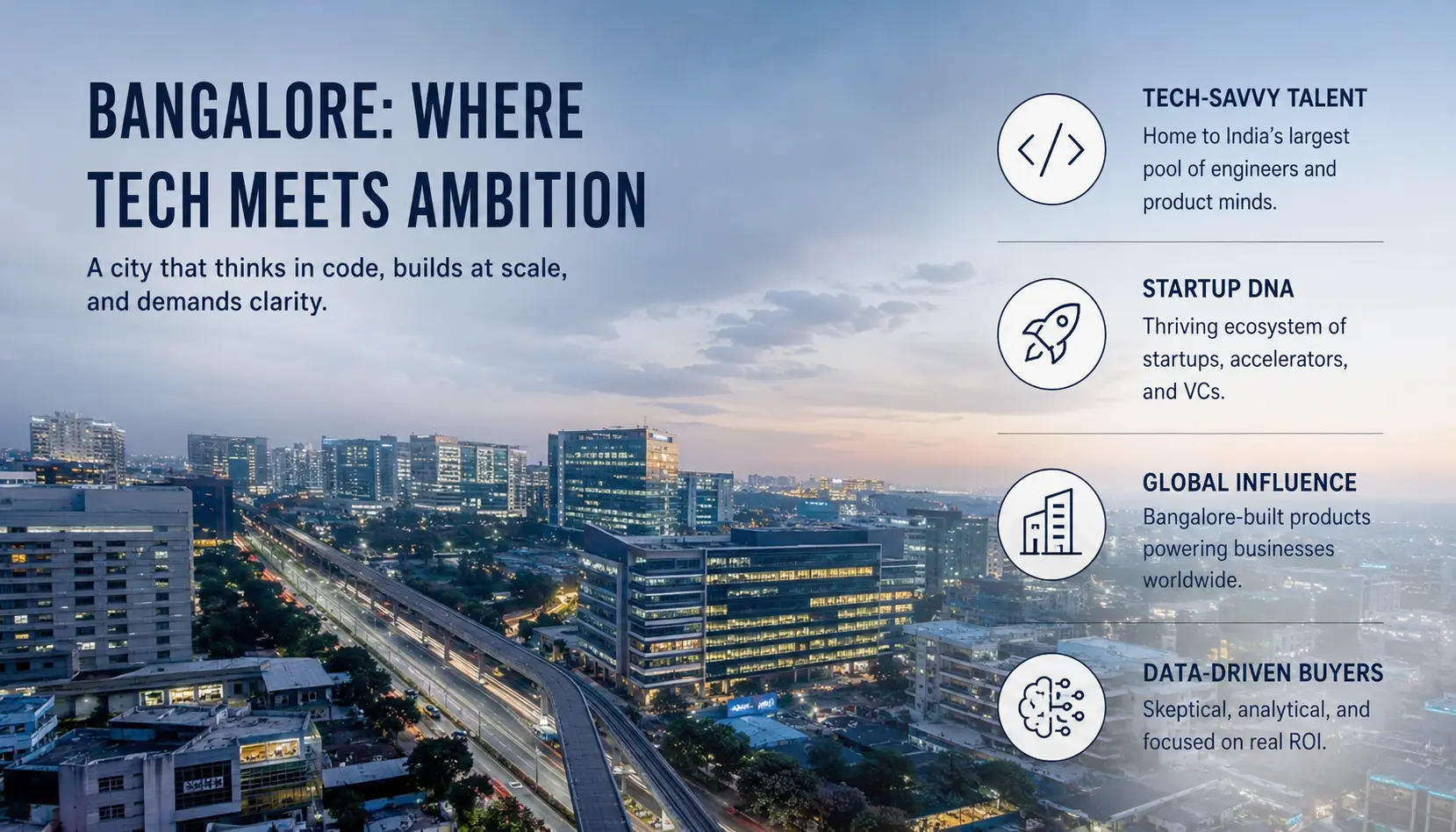 Bangalore SaaS Growth Strategy Visual