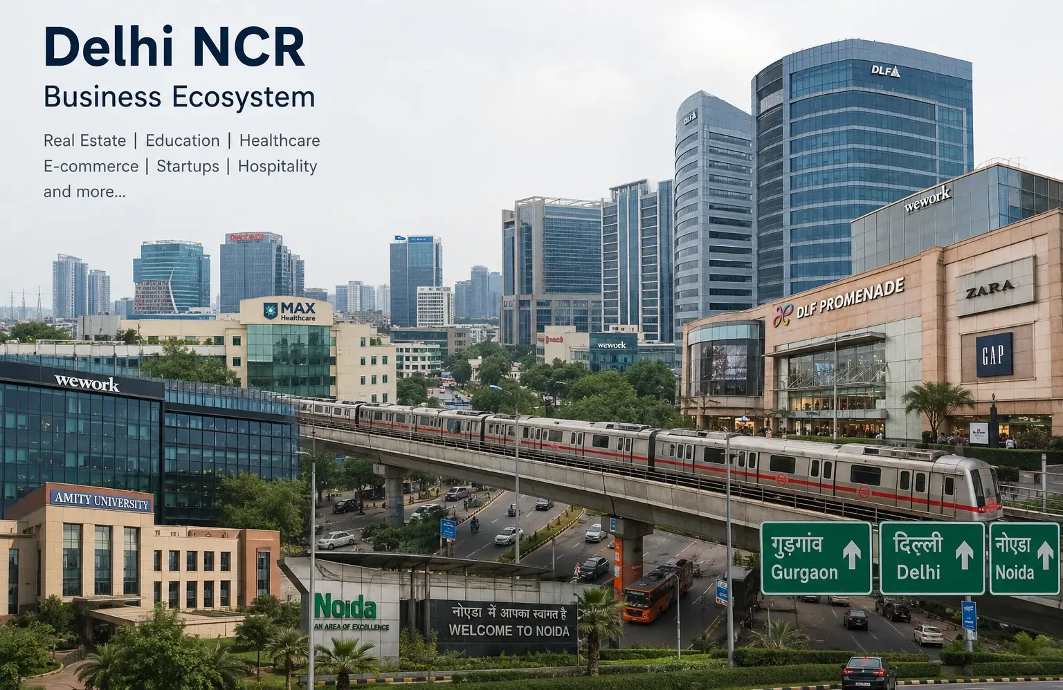 Delhi NCR Business Ecosystem View