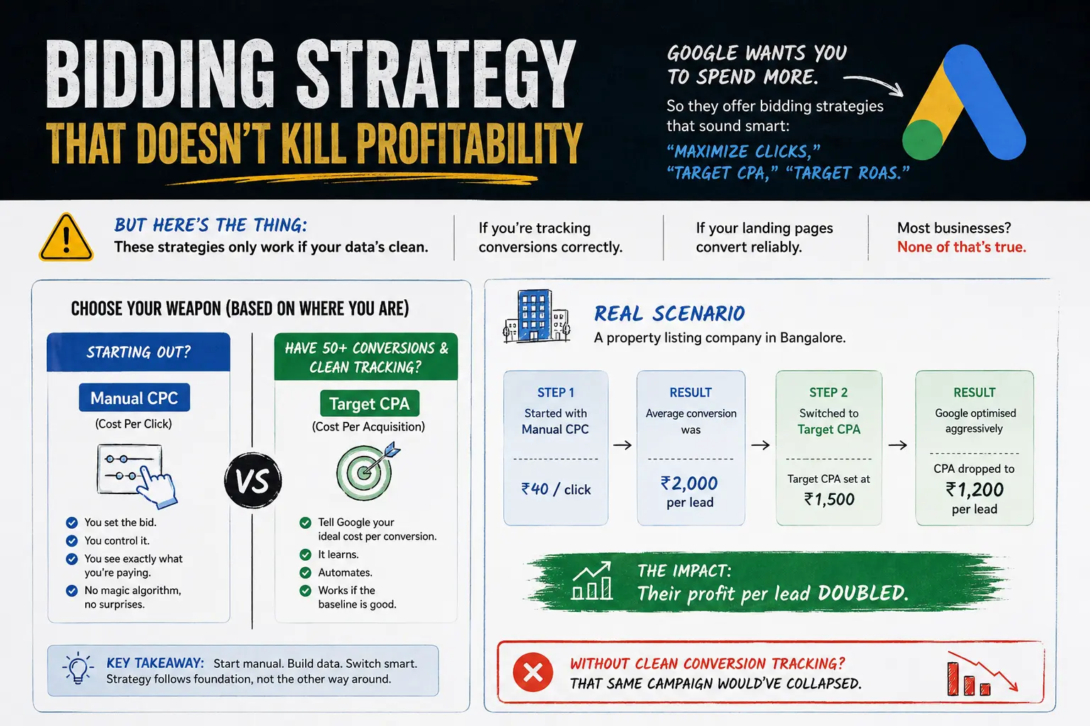 Google Ads Bidding Strategy Comparison
