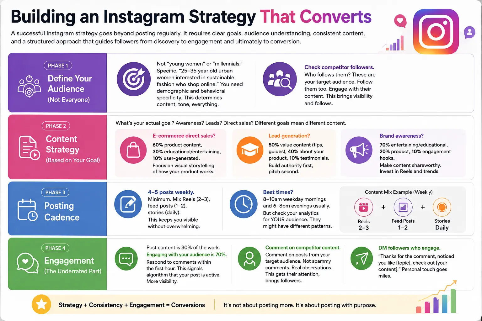 Instagram Strategy Conversion Framework