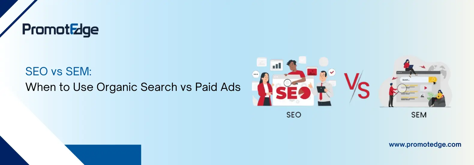 SEO Vs SEM Banner