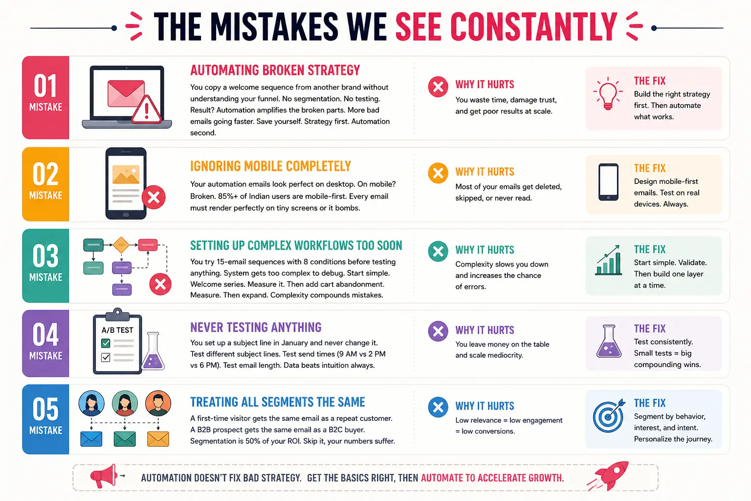 Automation Mistakes