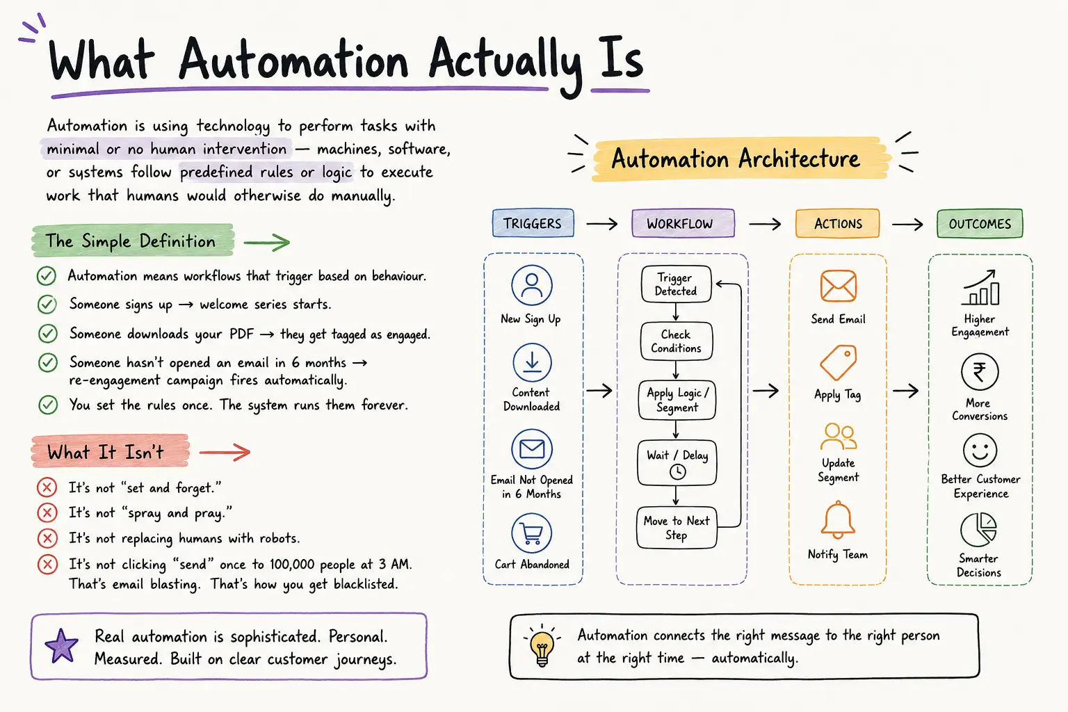 Automation Workflow And Customer Journey