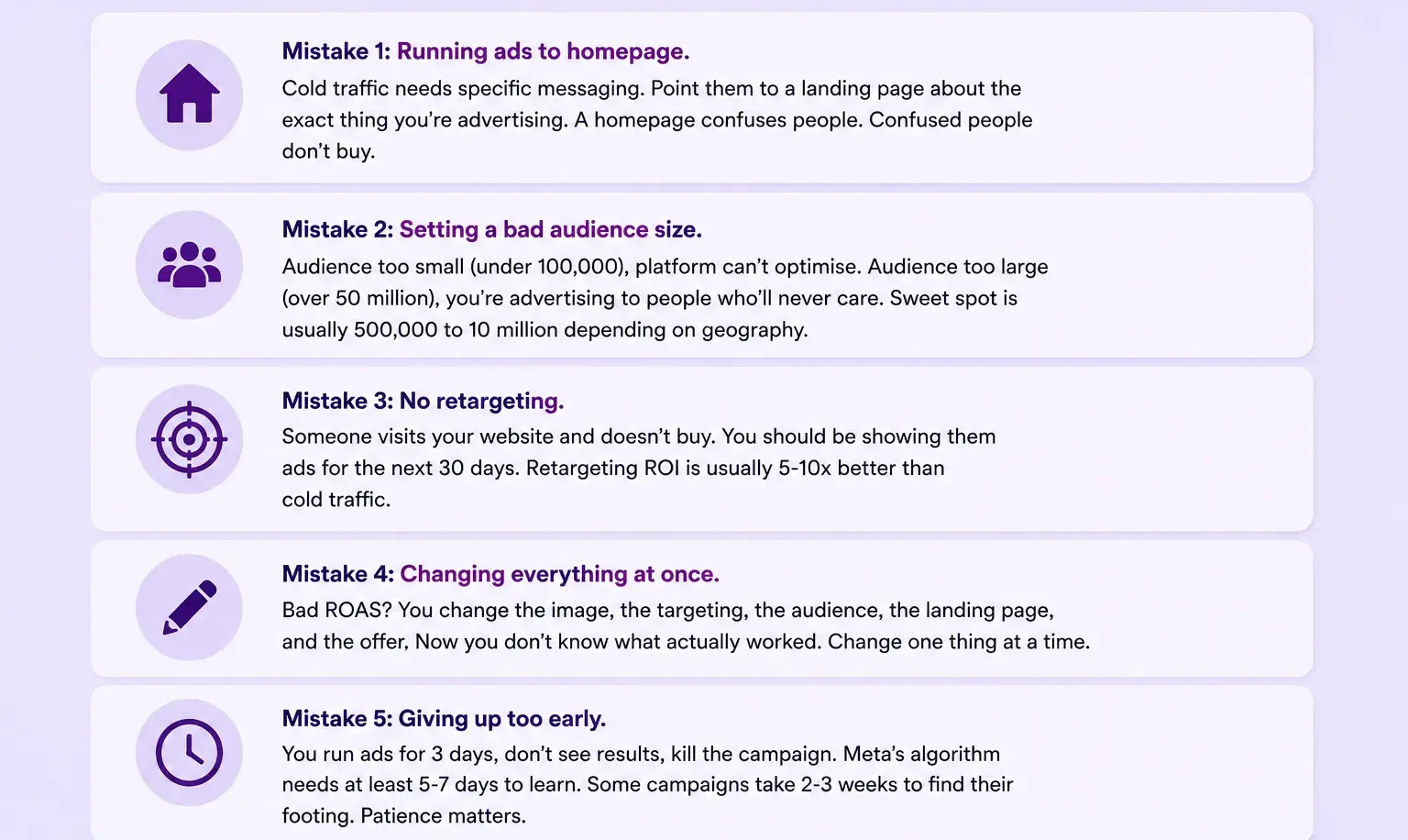 Common Social Media Ads Mistakes Guide