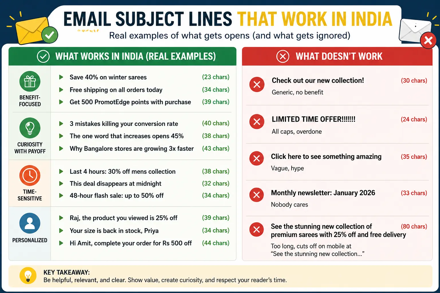Email Subject Line Examples For India