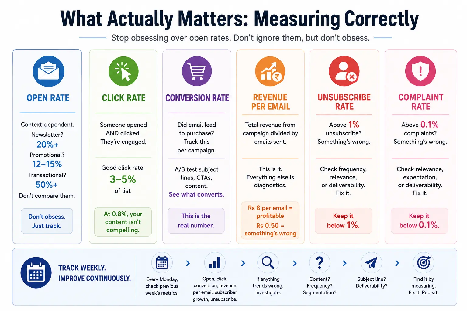 Email Marketing Metrics Dashboard
