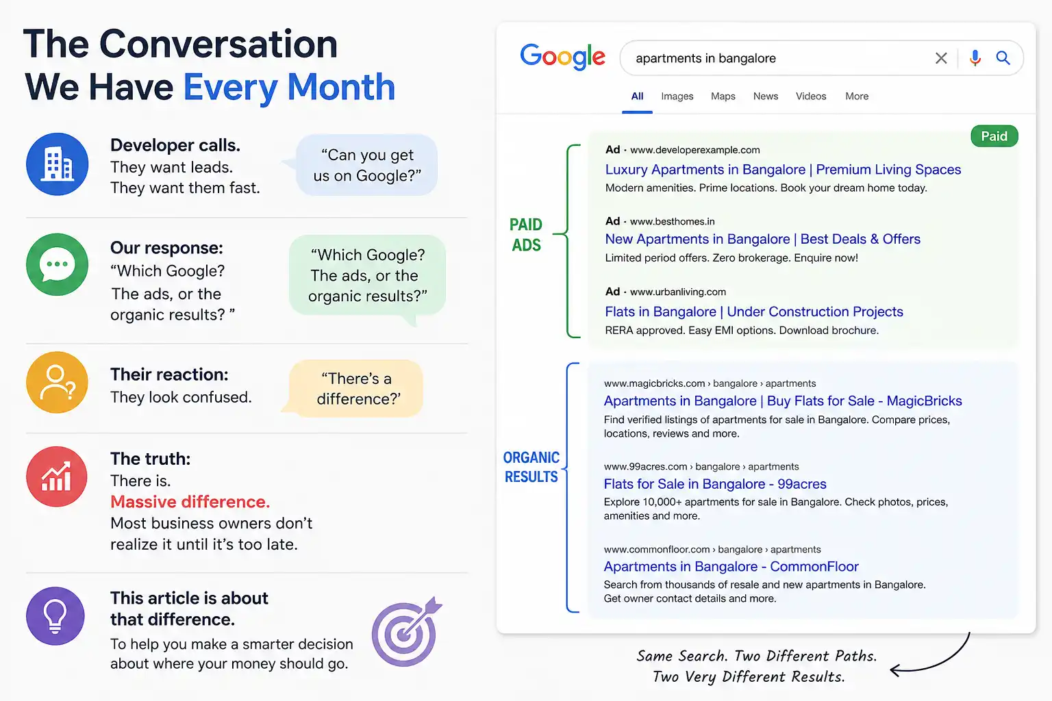 Google Ads Vs Organic Search Results