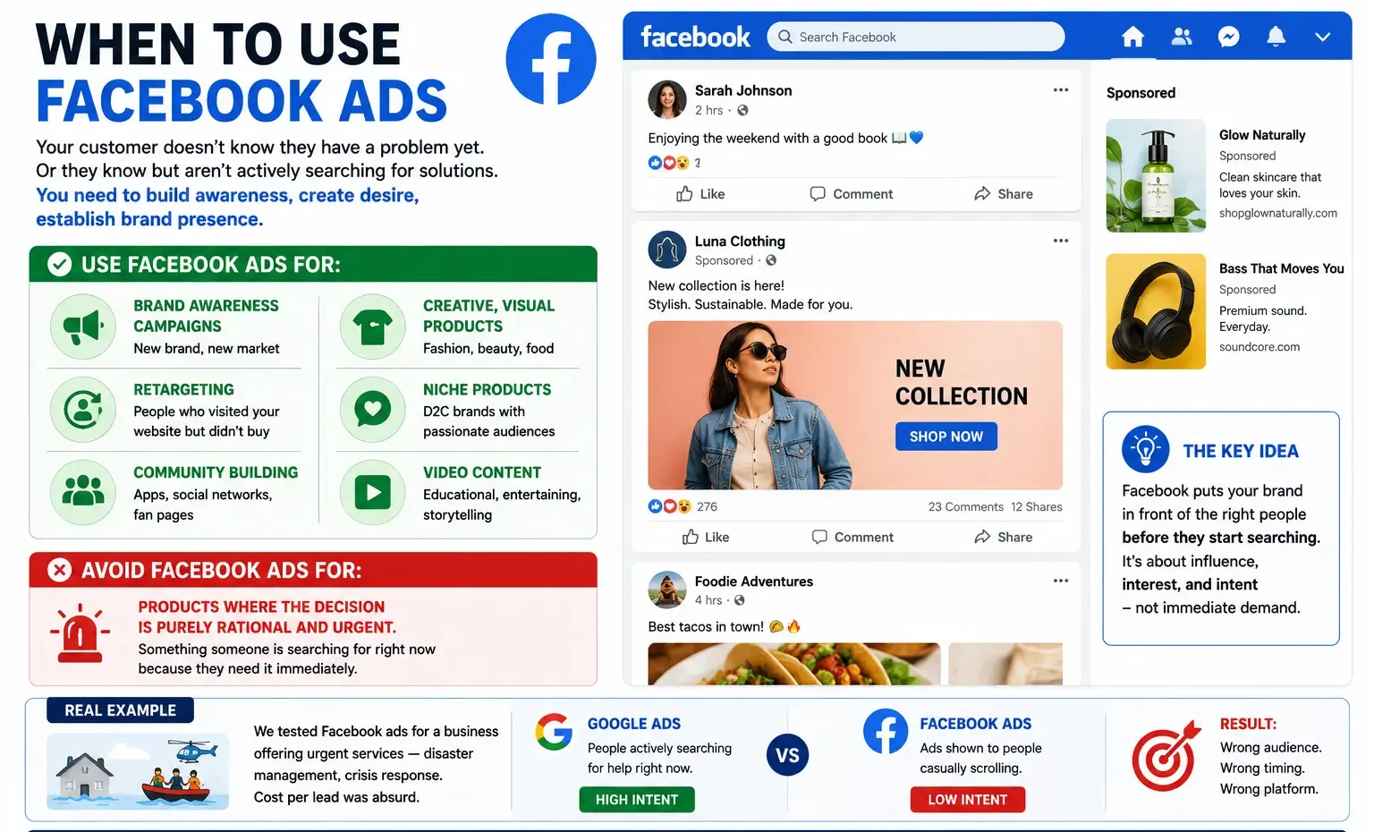 Facebook Ads Best Use Cases