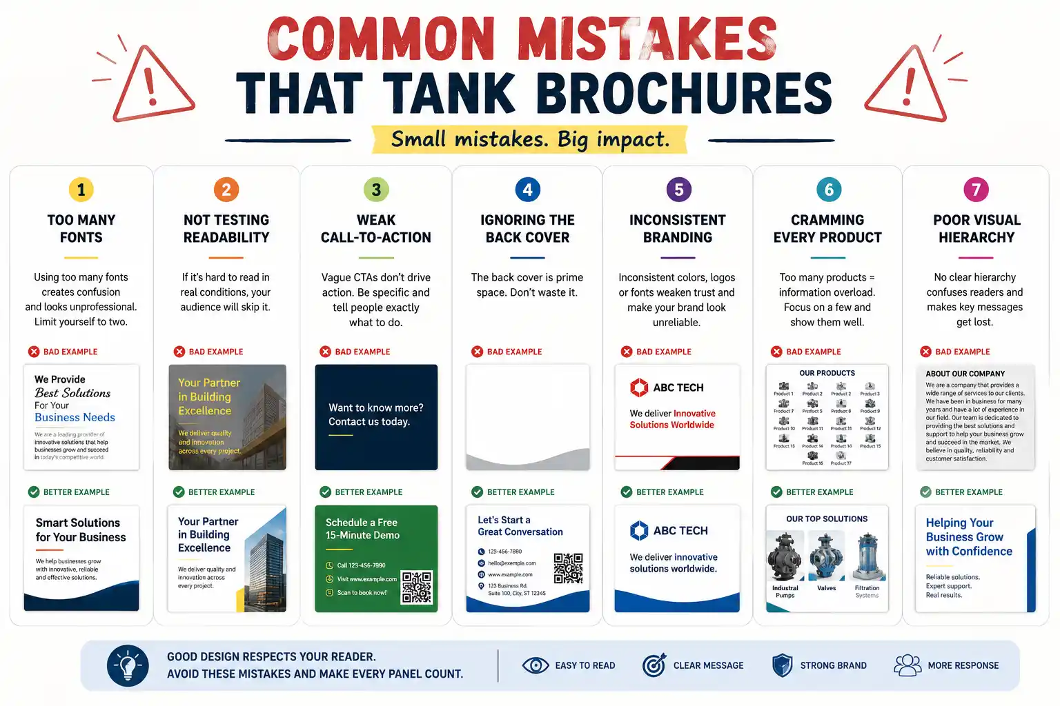 Common Brochure Design Mistakes