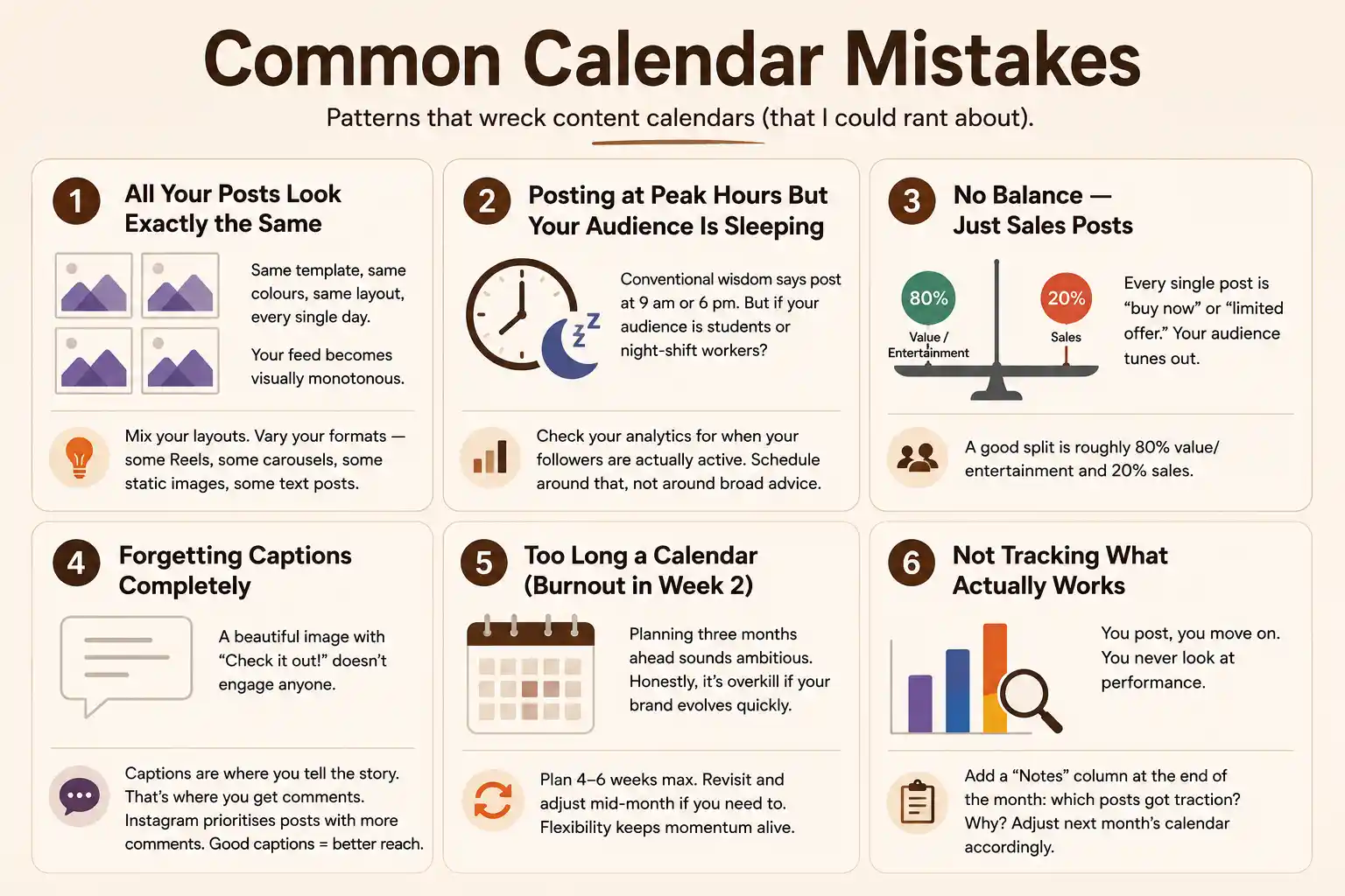 Social Media Calendar Tips