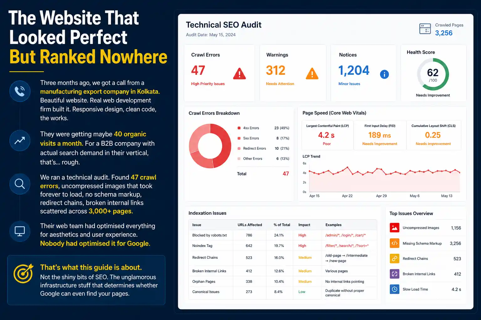 Technical SEO Audit Dashboard