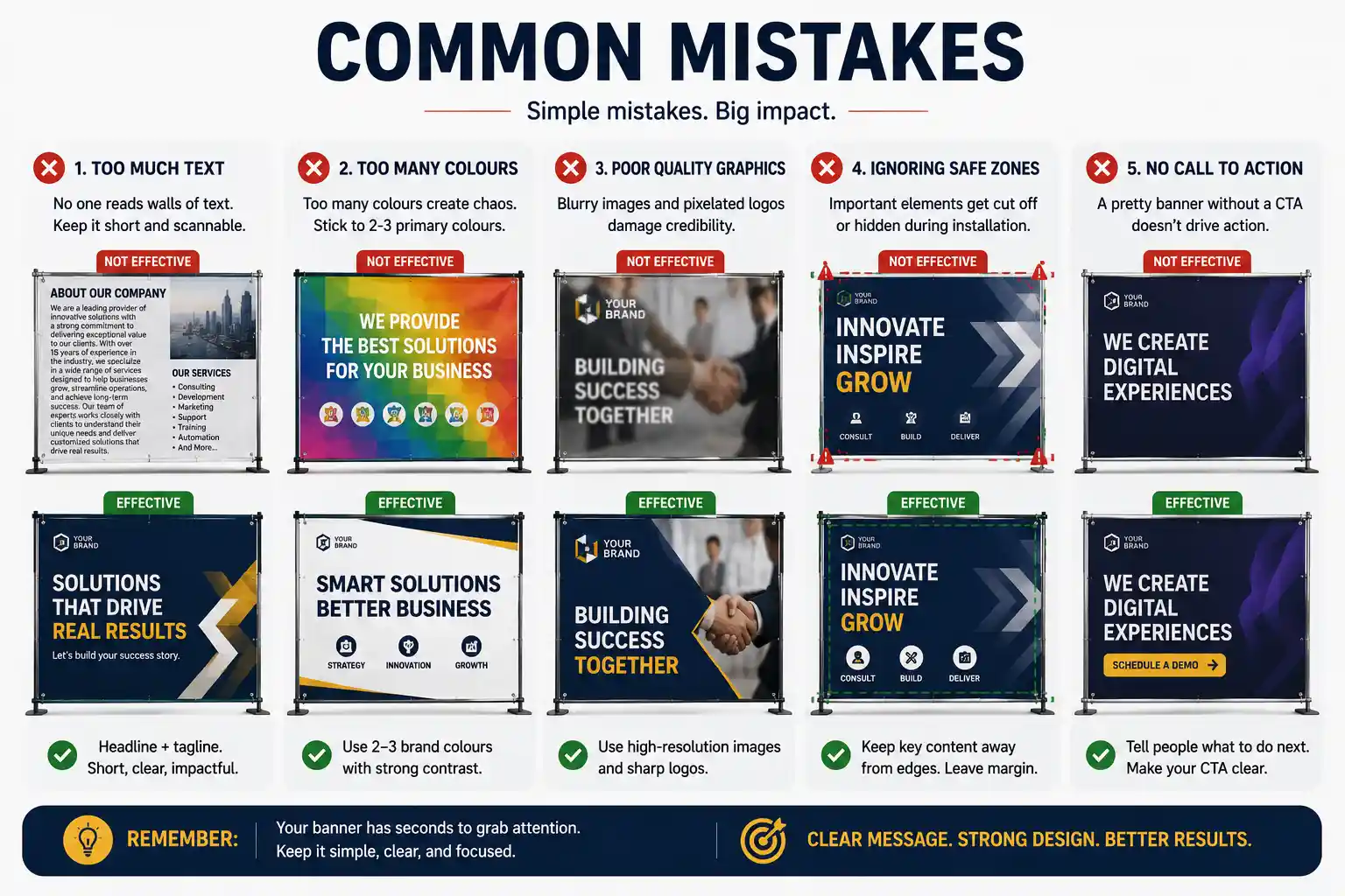 Common Banner Design Mistakes