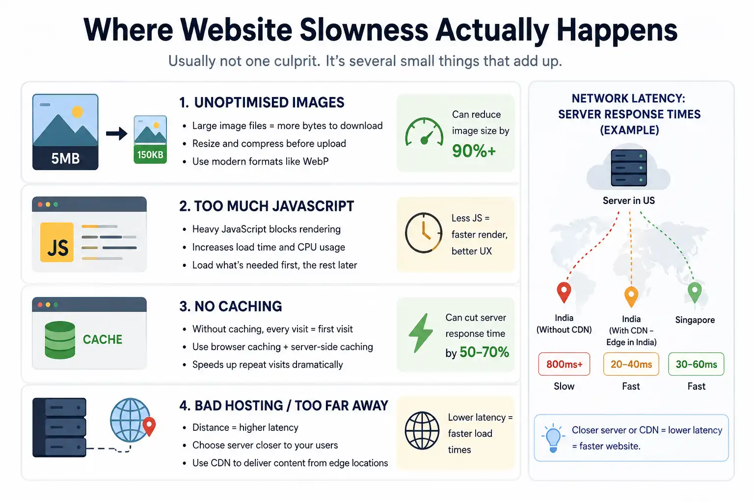 Website Speed Bottlenecks Map