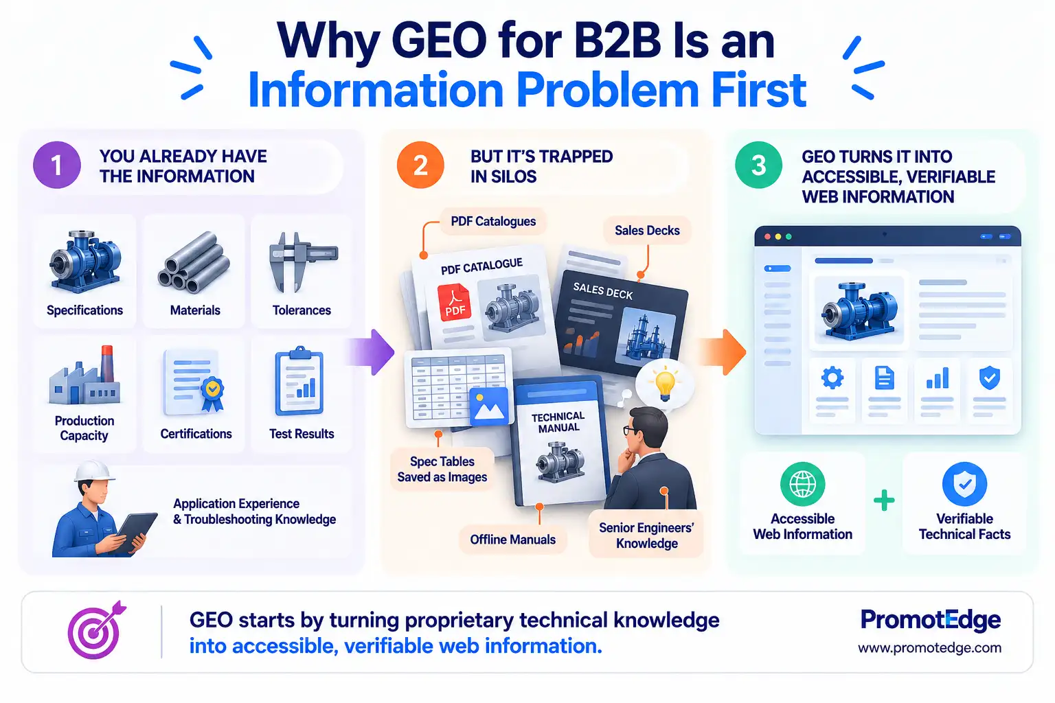 Why GEO for B2B Is an Information Problem First